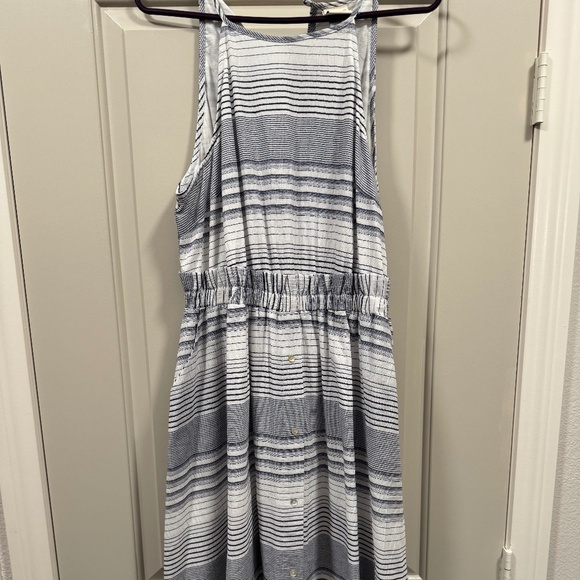 Stripped midi dress - Picture 1 of 2